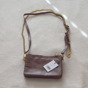 Fawn Design Vegan Leather Crossbody Bag with multiple strap options